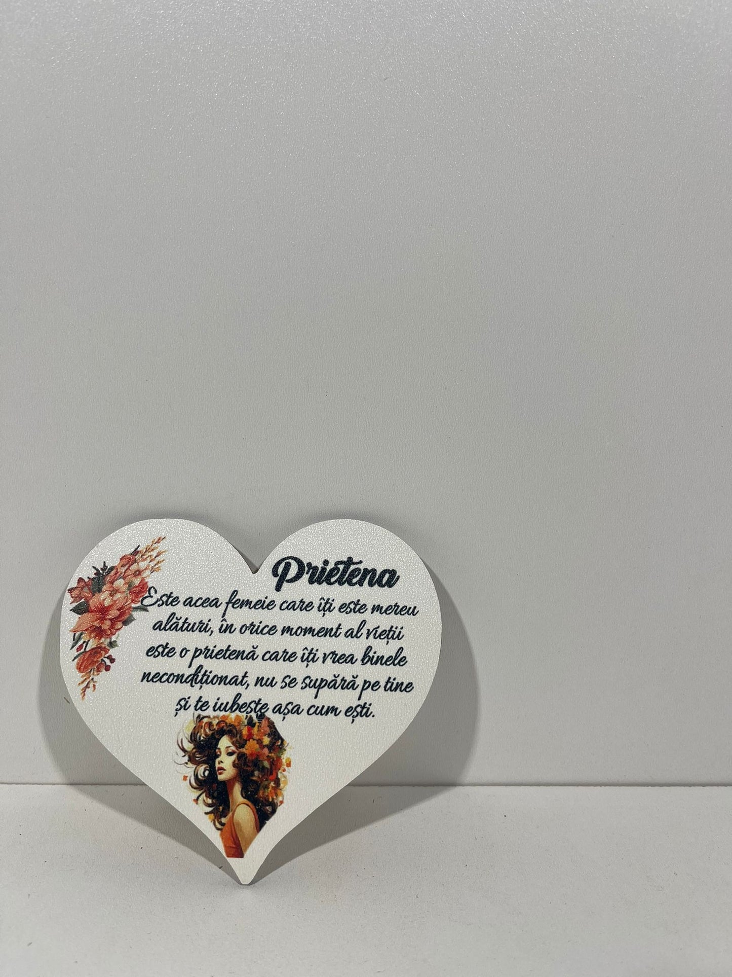 Blank pentru martisor inima Prietena v177-53