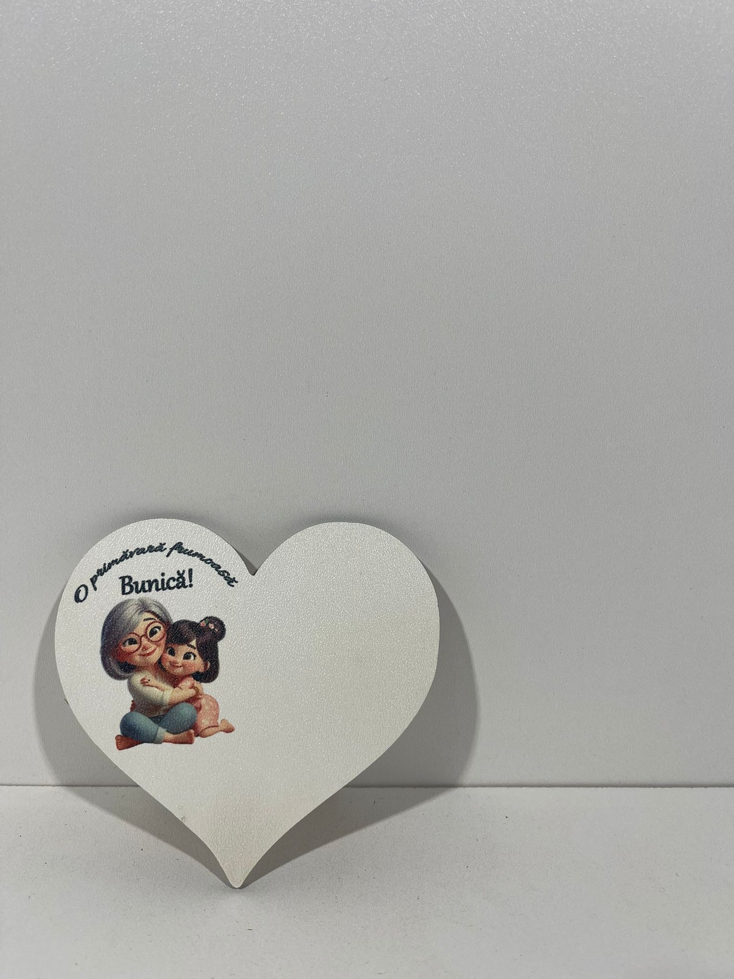 Blank pentru martisor inima O primavara frumoasa Bunica v177-49