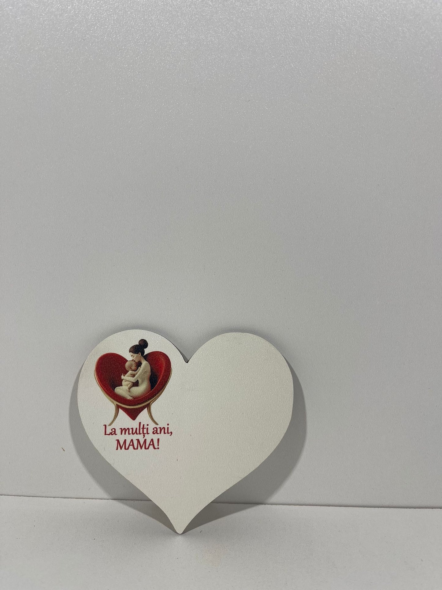 Blank pentru martisor inima La multi ani, mama v177-25