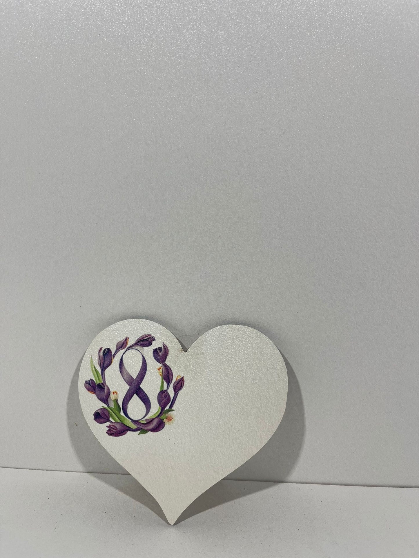 Blank pentru martisor inima 8 martie v177-3